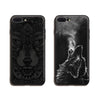 Wolf Black Totem Animal Pattern Tpu Soft Silicone Phone Case Cover Shell For Apple Iphone 5 5S Se 6 6S 7 8 Plus X Xr Xs Max