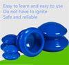 4Pcs Massage Jars Moisture Absorber Anti Cellulite Vacuum Cupping Therapy For Facial Massage Silicone Vacuum Cans For Massage
