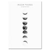 Moon Phase Canvas Posters And Prints Minimalist Luna Wall Art Abstract Painting Nordic Decoration Pictures Modern Home Decor