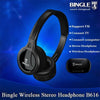 New Original Bingle B616 Headphones Multifunction Stereo Wireless With Microphone Fm Radio For Mp3 Pc Tv Audio Headset (Black)