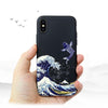 For Iphone Xr Xs 10S Max X 8 7 Plus Case 3D Relief Matte Soft Back Cover Licoers Official Case For Iphone X R S 7Plus 8Plus Case