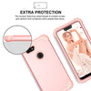 Shockproof Protective Phone Cases For Google Pixel 3 Xl Case Full-Body Cover 3 In 1 Hybrid Hard Pc & Soft Silicone Heavy Duty