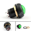 Areyourshop Push Button Switch 12Mm On/Off Self-Locking Industrial Grade Waterproof 5A 250Vac / 8A 1