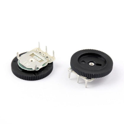Areyourshop B503 16x2mm 50K Ohm Single Dial Taper Volume Wheel Duplex Potentiometer  5/20PCS 3-Pin Wholesale Switches