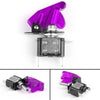 Areyourshop Toggle Switch 12V 20A Cover Led Light Rocker Toggle Switch Spst On/Off Car Truck Boat 6 Colors Wholesale Connector