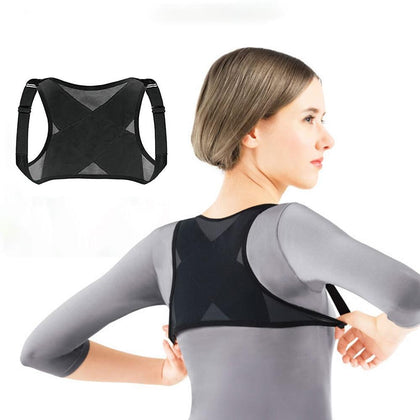 Adjustable Posture Corrector Brace Net Breathable Back Spine Support Belt Humpback Shoulder Women Posture Correction Belt