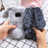 Winter Warm Rabbit Ears Case For Galaxy A J Series Plush Furry Phone Cases For Samsung A3 A5 A7 J3 J5 J7 2015 2016 2017 Case Hot