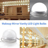 Makeup Vanity Led Light Bulb 12V 6 10 14 Bulbs Kit For Dressing Table Hollywood Mirror Wall Lamp Chain Stepless Dimmable 85-265V