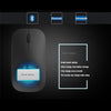 Sovawin Bluetooth Mouse 3.0 Wireless Rechargeable 2.4Ghz Mini Ultra Thin Silent Mouse Usb Optical 1600Dpi For Computer Android