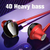 Loppo Hd4 Professional In-Ear Earphones Metal Bass Hifi Music Earphone With Mic For Xiaomi Iphone 5 6 Se Wired Earphone