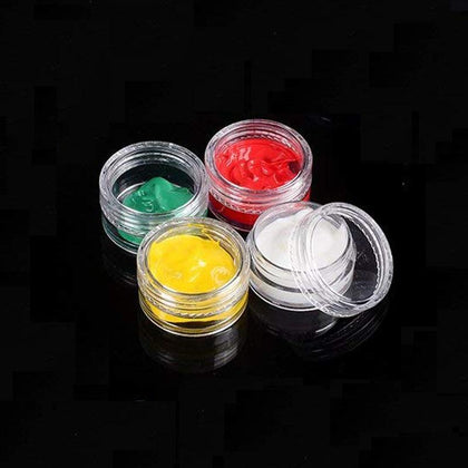 20pcs/lot 2g 3g 5g Portable Plastic Cosmetic Empty Jars Clear Bottles Eyeshadow Makeup Cream Lip Balm Container Pots