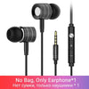 Langsdom I-7A Wired Earphones For Phone Headsets In-Ear Earphone Cell Phones Earbuds With Mic For Iphone Xiaomi Fone De Ouvido