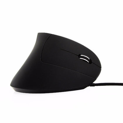 CHYI Wired Vertical Mouse Ergonomic 800-1200-2000-3200 DPI USB Cable Optical Mice Mause with Mouse Pad Kit For PC Laptop Desktop
