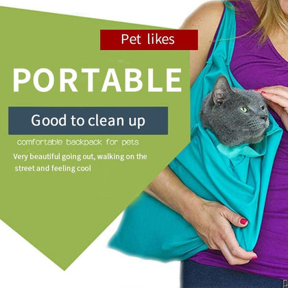 Pet Bag Outdoor Cat Bags Dog Backpack Out Portable Foldable Carrier Bags Breathable Portable Comfort Easy Wash Multifunction Bag