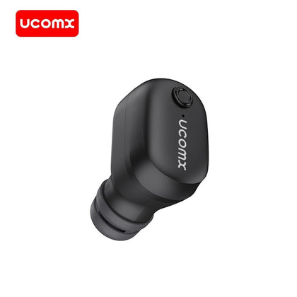 UCOMX U6M Bluetooth Earphone Wireless Earbud with Microphone Mini In Ear Monitor Handsfree Earpiece for iPhone Huawei Xiaomi