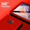 H&A Luxury 360 Full Cover Phone Case On The For Samsung Galaxy S9 S8 Plus Note 9 8 Tempered Glass Protective Cover S8Plus Case