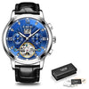 New Lige Men Watches Male Top Brand Luxury Automatic Mechanical Watch Men Waterproof Full Steel Business Watch Relogio Masculino