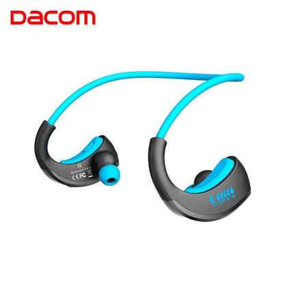 Dacom ARMOR Waterproof Sports Wireless Headphones Bloototh Bluetooth Earphones Headset Ear Phones with Handsfree Mic for Running