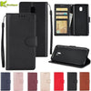 Leather Case On For Samsung Galaxy J5 2017 Cover For Samsung J5 2016 / J5 2017 J530 Fundas Classic Style Flip Wallet Phone Cases