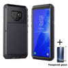 Tempered Glass+Full Protective Luxury Doom Armor Metal Case Shockproof Cover For Samsung S7 S8 S10 S10Plus S9 S9Plus Note8 Note9