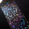 Fashion Clear Nail Transfer Film Holo Irregular Triangle Pattern Holographic Nail Foil Sticker 100Cm Sk020