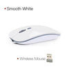 Wireless Mouse Rechargeable Computer Mouse Usb Silent Ergonomic Mause Portable Ultra Thin Mute Mice For Pc Laptop Imac