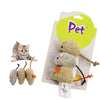 3 Pcs Mouse Toy for Cat/Kittens Plush Simulation Mouse Toy