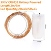 2M5M10M Strip Light Led String Lights Cooper Wire 3Aa Battery Christmas Light For Garland Holiday Fairy Wedding Party Decoration