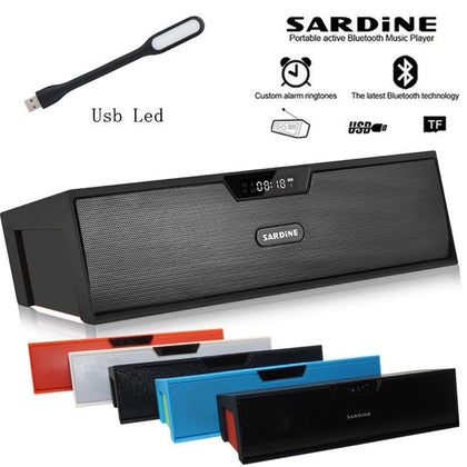 Sardine wireless HIFI portable wireless bluetooth Speaker Stereo Soundbar TF FM radio Dual bluetooth Speakers portable