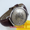 43Mm Debert Grey Dial 316L Steel Case Dg Automatic Movement Men'S Watch