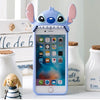 3D Cartoon Cute Stitch Minnie Liquid Soft Silicone Back Cover Skin For Iphone 6 6S X Xr Xs Max 7 8 Plus Phone Cases Fundas Coque