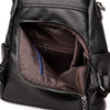 Multifunction Female Backpack Women Leather Backpack For Teenager Girls School Bag Shoulder Travel Back Pack Rucksacks Sac A Dos