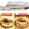 Led Strip 2835 Smd 240Leds/M 5M 300/600/1200 Leds Dc12V High Bright Flexible Led Rope Ribbon Tape Light Warm White / Cold White