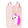 For Samsung J6 Plus Case On For Coque Samsung Galaxy J4 J6 Plus 2018 Case Cover 3D Unicorn Panda Doll Soft Silicone Phone Cases