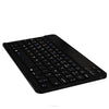 Zienstar Slim 10" Azerty French Wireless Bluetooth Keyboard For Ipad,Macbook,Laptop, Computer Pc And Tablet,Rechargeable Battery (Black)