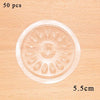 Plastic Glue Gasket Flower Shape Pad False Eyelash Extension Glue Holder Pallets For Eyelashes Extension Adhesive Pallet Tools