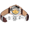 Lige Brand Men Watches Automatic Mechanical Watch Tourbillon Sport Clock Leather Casual Business Retro Wristwatch Relojes Hombre