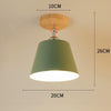 Led Ceiling Light Modern Wood Ceiling Lamp Vintage Plafondlamp Living Room Colorful E27 Plafonnier Lamparas Techo Deckenleuchten
