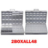 Aidetek  2 Units Of Resistor Capacitor Electronics Smd Storage Cases & Organize  0603 0402 0805 1206 Plastics Toolbox 2Boxall