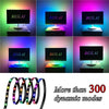 Led Pixel Strip Light 5V Ws2812 Ws2812B Individually Addressable Rgb Smart Pixels Strip Ws2812 Ic Waterproof Led Band Led Stripe