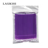 500Pcs/Lot Micro Brushes Make Up Eyelash Extension Disposable Eye Lash Glue Cleaning Brushes Free Applicator Sticks Makeup Tools