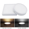 [Dbf]5W/8W/16W/22W Round/Square Led Panel Light Surface Mounted Downlight Lighting Led Ceiling Panel Light With Ac85-265V Driver