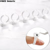 50Pcs Eyelash Extension Glue Rings Adhesive Eyelash Pallet Eyelash Extension Glue Holder For Eyelashes Extension Tattoo Pigment