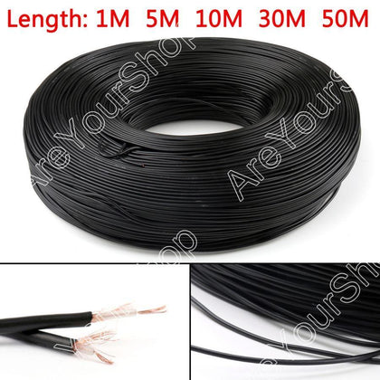 Areyourshop RG174 RF Coaxial Cable Connector 50ohm M17/119-RG174 Coax Pigtail 1m 5m 10m 30m 50m Hot Sale Wires Cable