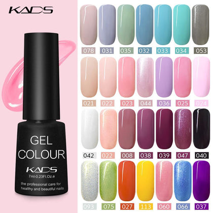 KADS UV Gel Nail Polish Soak off Gel Lacquer 7ml Nail Gel polish Nails Glue Lacquer Vernis Nail Art top base coat Manicure Gel