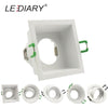 Lediary Led Spot Downlight Fitting Frame 90-260V Recessed Lamp 75Mm 90Mm Cut Hole Bulb Replaceable Mr16 Gu5.3/Gu10/E27 Sockets