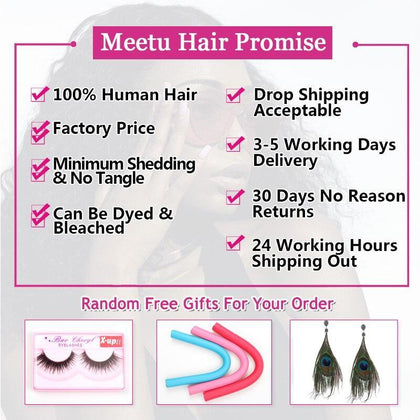 Malaysian Loose Wave With Closure Meetu Human Hair Bundles With Closure Middle Part Non Remy Hair Extensions With Lace Closure