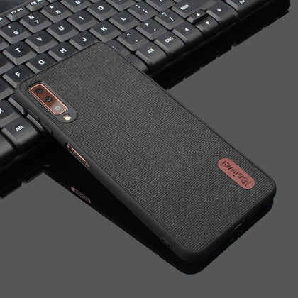 A7 2018 case for Samsung A7 2018 case cover shockproof silicone edge business back cover for samsung galaxy A7 2018 case Fabrics