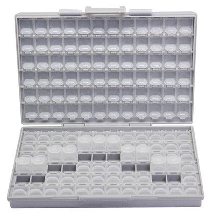 AideTek SMD storage SMT resistor capacitor Electronics Storage Cases & Organizers transparent toolbox storage box plastic BOXALL