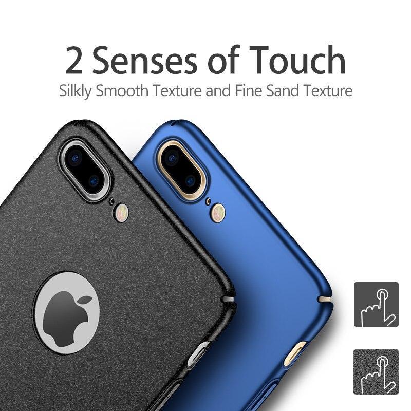 Msvii Phone Case For Iphone X 8 7 6 6S Plus Ultra Slim Hard Plastic Back Cover For Iphone 7 8 Coque Fundas Full Protection